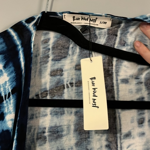 Three Bird Nest - Wild and Free Kimono NWT Size S/M - Picture 5 of 5